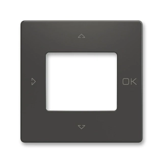 Kryt pro přístroje s displejovým modulem, 3299T-A40100 237, ABB, Zoni®, matná černá