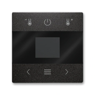 Kryt pro termostat s Bluetooth, 2CHT910400A4237, ABB, Zoni®, matná černá