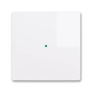 Kryt 1násobný, bez potisku, 6220T-A01000 500, ABB, Zoni®, bílá