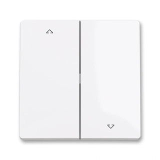 Kryt spínače žaluziového, 3559T-A00662 500, ABB, Zoni®, bílá