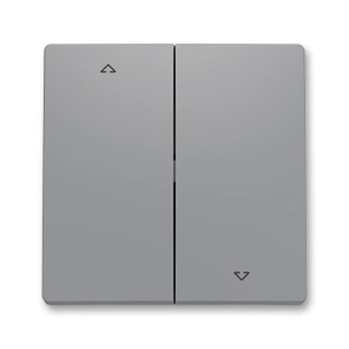 Kryt spínače žaluziového, 3559T-A00662 241, ABB, Zoni®, šedá