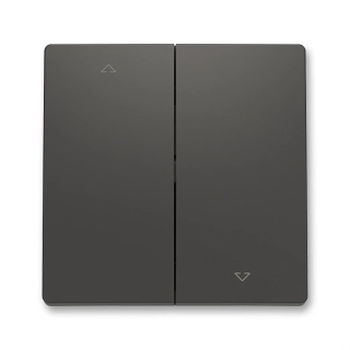 Kryt spínače žaluziového, 3559T-A00662 237, ABB, Zoni®, matná černá