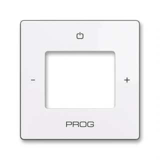 Kryt zesilovače s tunerem FM, 3299T-A40200 500, ABB, Zoni®, bílá