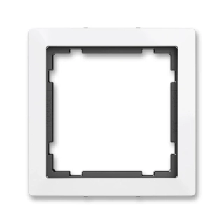 Kryt přístroje osvětlení s LED nebo adaptéru Profil 45, 5016T-A00070 500, ABB, Zoni®, bílá
