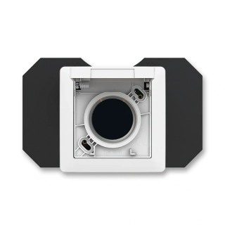Zásuvka centrálního vysávání, 5530T-C67107 240, ABB, Zoni®, matná bílá
