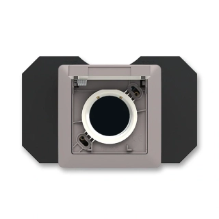 Zásuvka centrálního vysávání, 5530T-C67107 144, ABB, Zoni®, greige / bílá