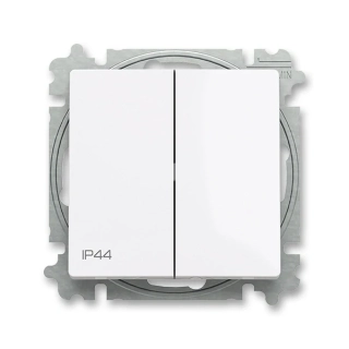  Spínač IP 44, řazení 5, 3559T-A05940 500, ABB, Zoni®, bílá