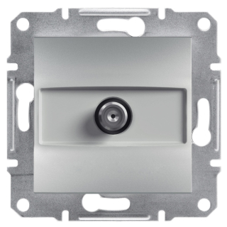Asfora - Zásuvka SAT, koncová, aluminium, EPH3700161