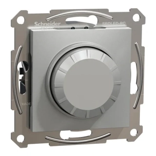Asfora - Univerzální otočný LED stmívač, řazení 6, 230V, 370W, vícevodičový, aluminium, EPH6800161