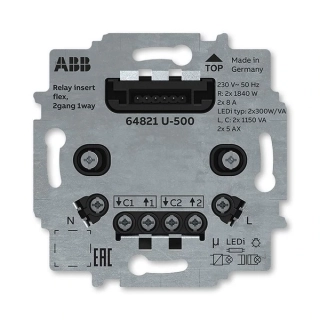 Přístroj spínací ABB-flexTronics, 2-násobný (relé), ABB, 2CKA006800A3045