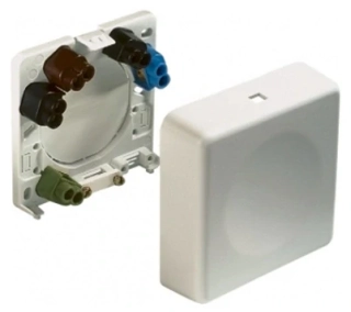  Přípojka přístrojová na omítku, svorky 5x2,5 - 6mm, ABL, 2505010